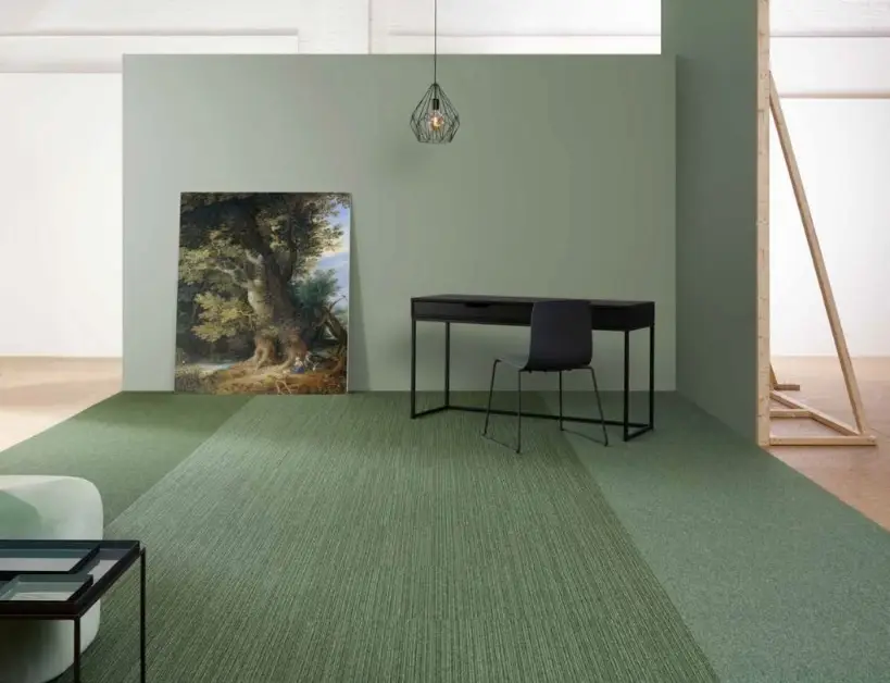 Preview of Carpet Tiles placement.