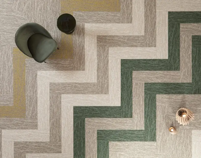 Preview of Carpet Tiles placement.