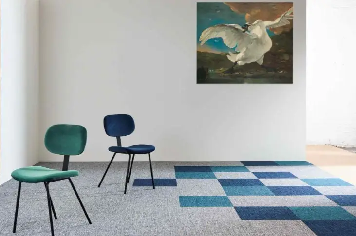 Preview of Carpet Tiles placement.