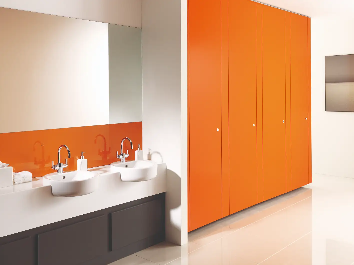 Preview of WC Cubicles placement.
