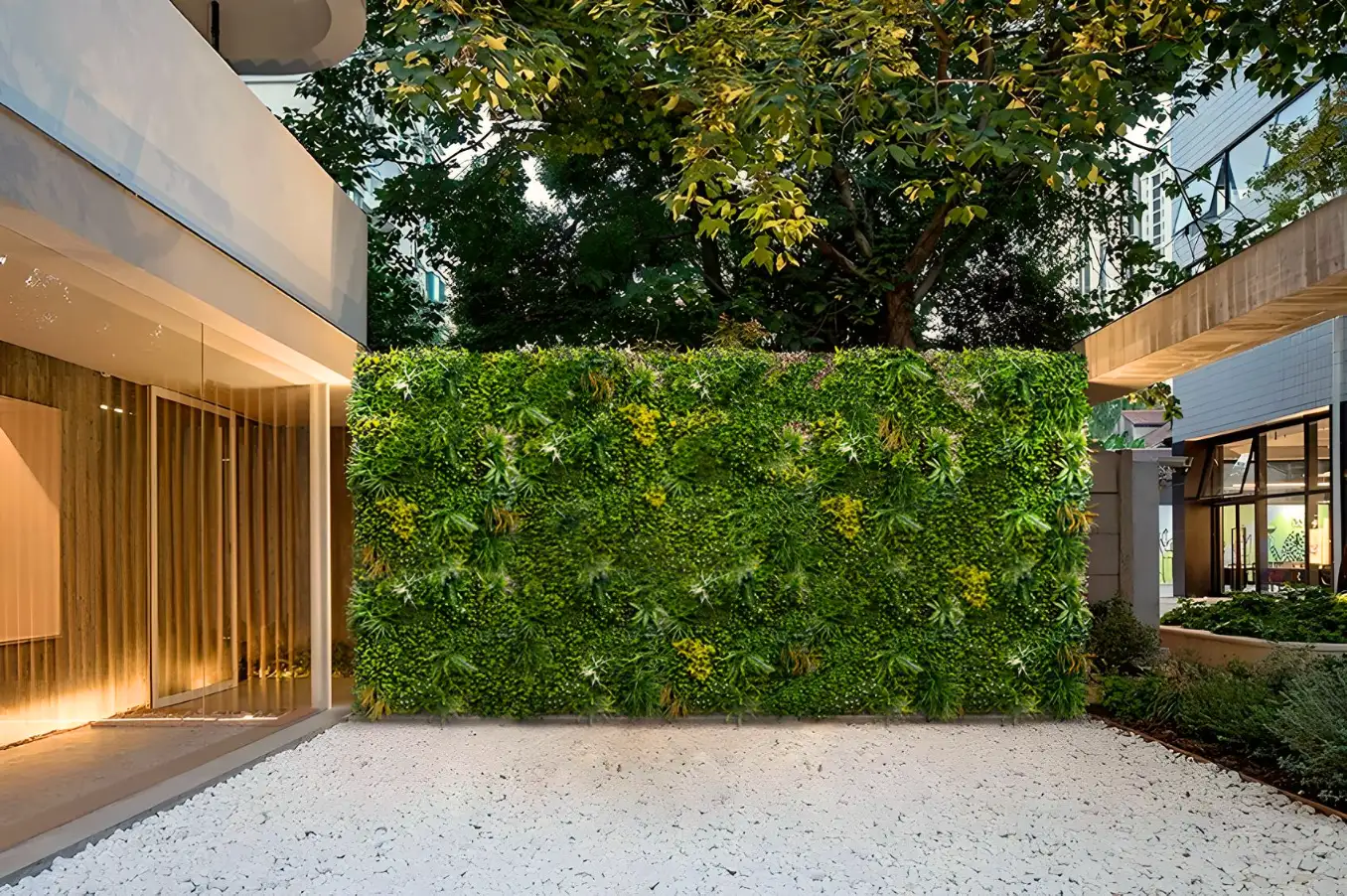 Preview of Green Walls & Moss placement.