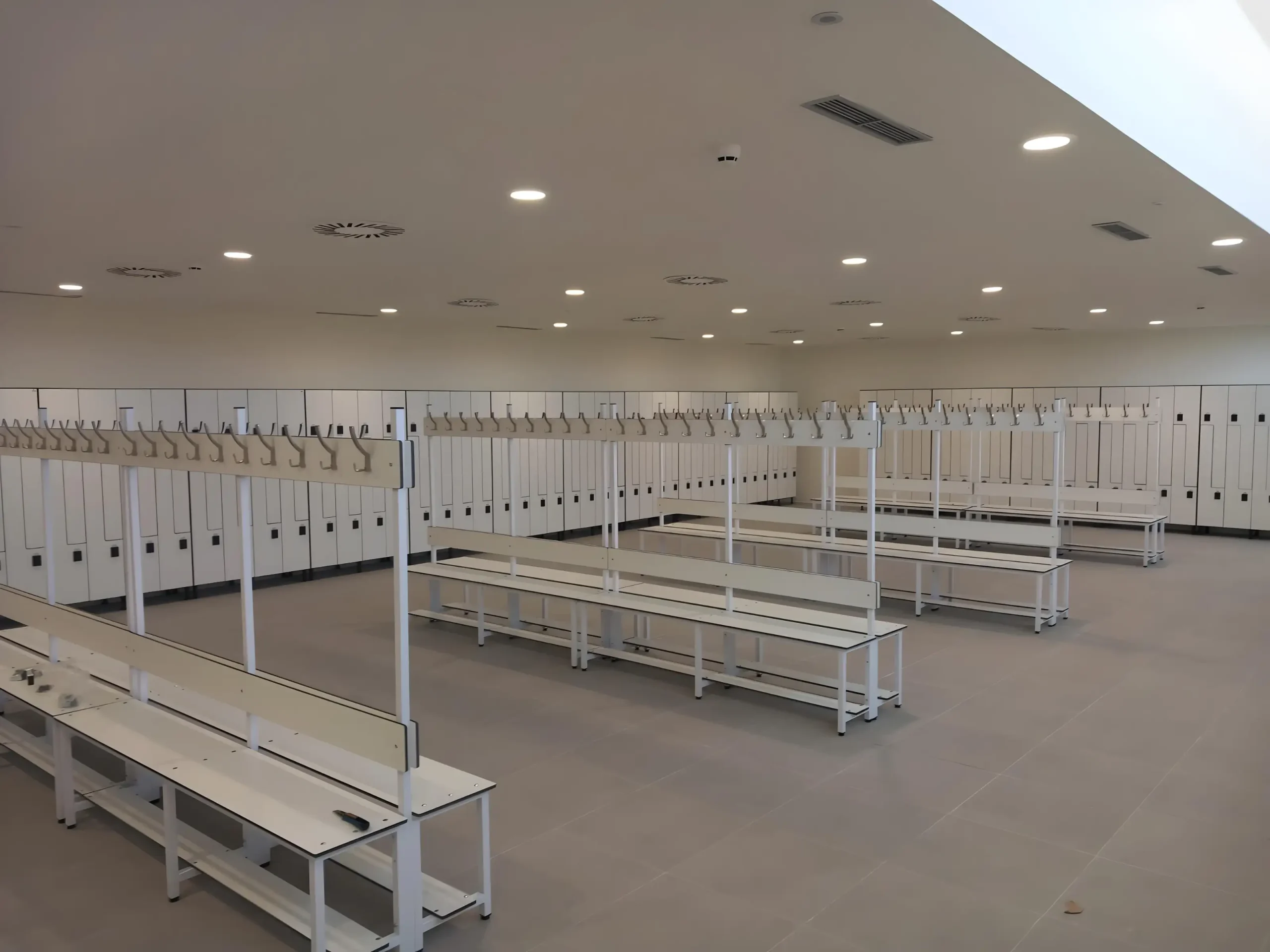 Preview of Lockers & Cabinets placement.