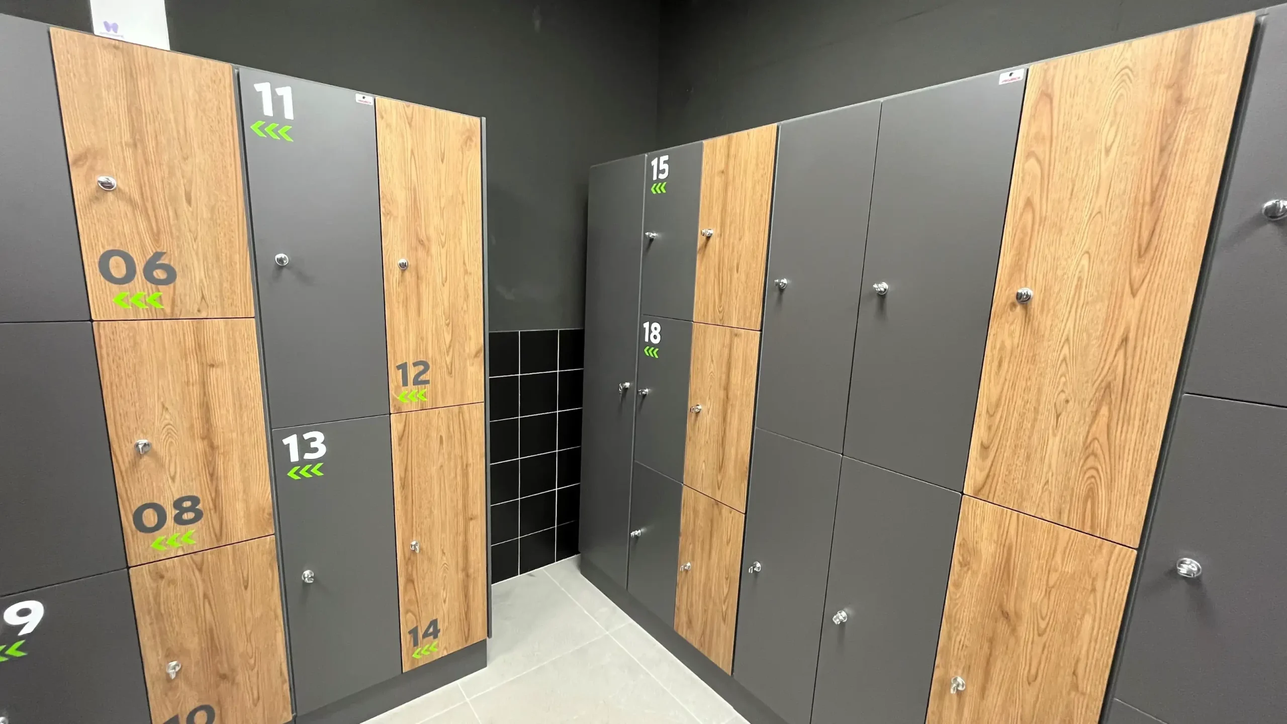 Preview of Lockers & Cabinets placement.