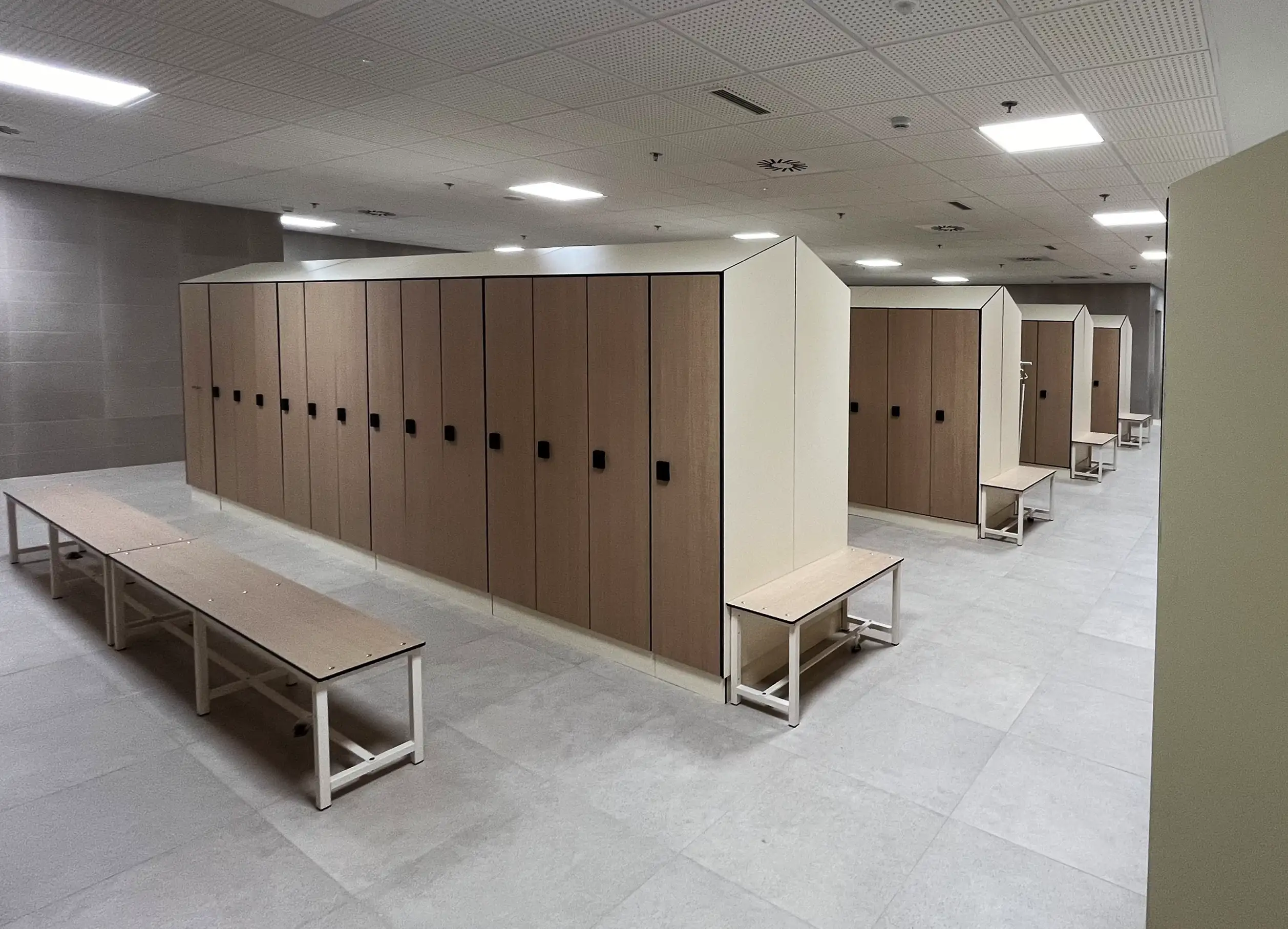 Preview of Lockers & Cabinets placement.