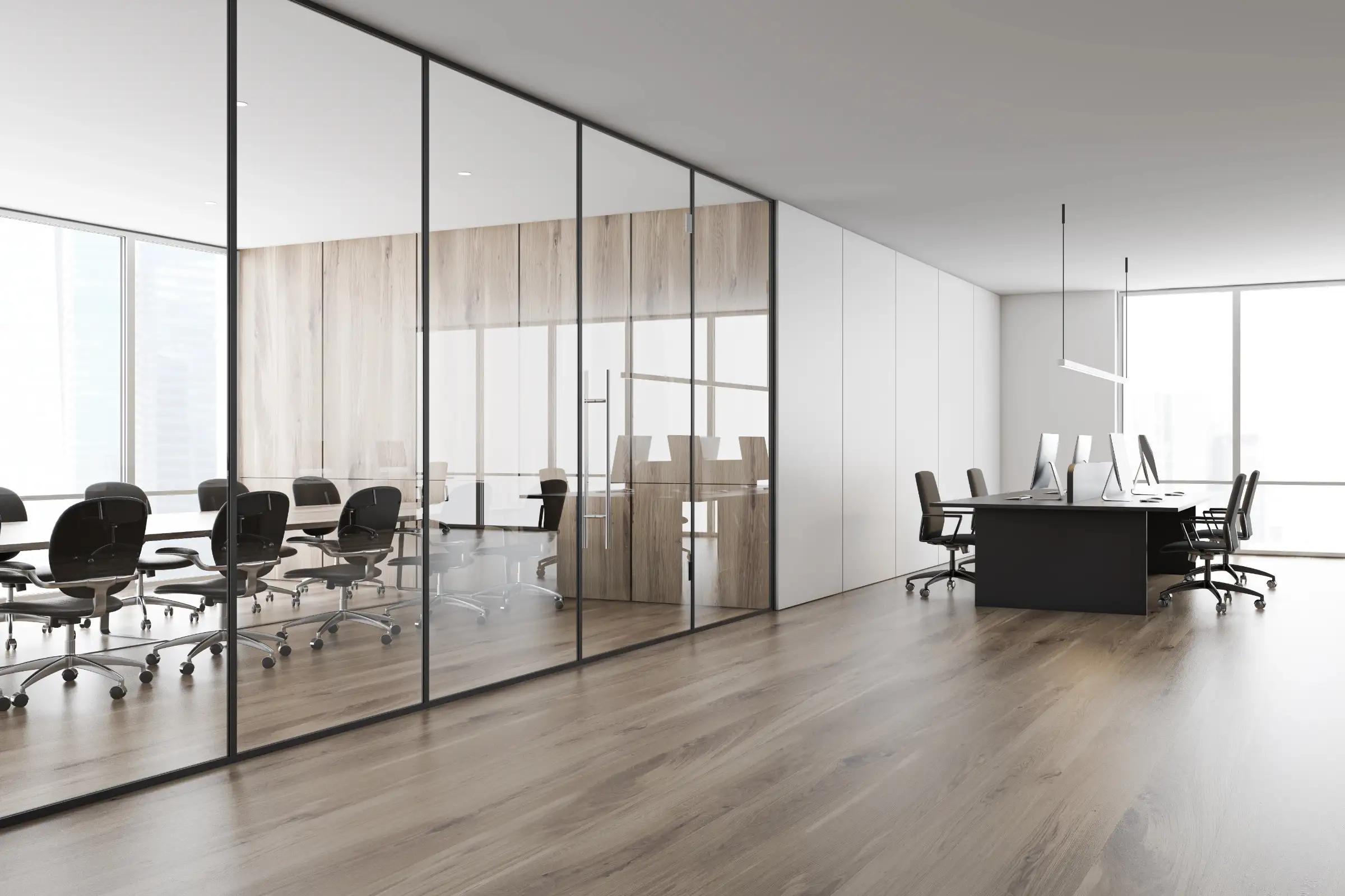 Preview of Office Partitions placement.