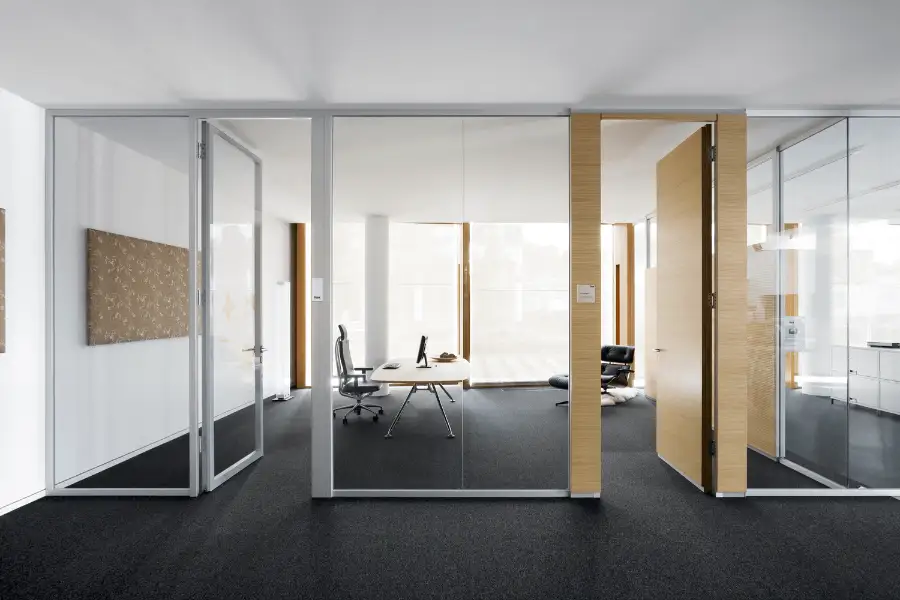 Preview of Office Partitions placement.
