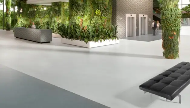 Preview of PVC Flooring placement.