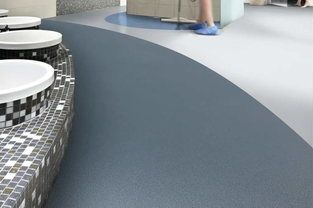 Preview of PVC Flooring placement.