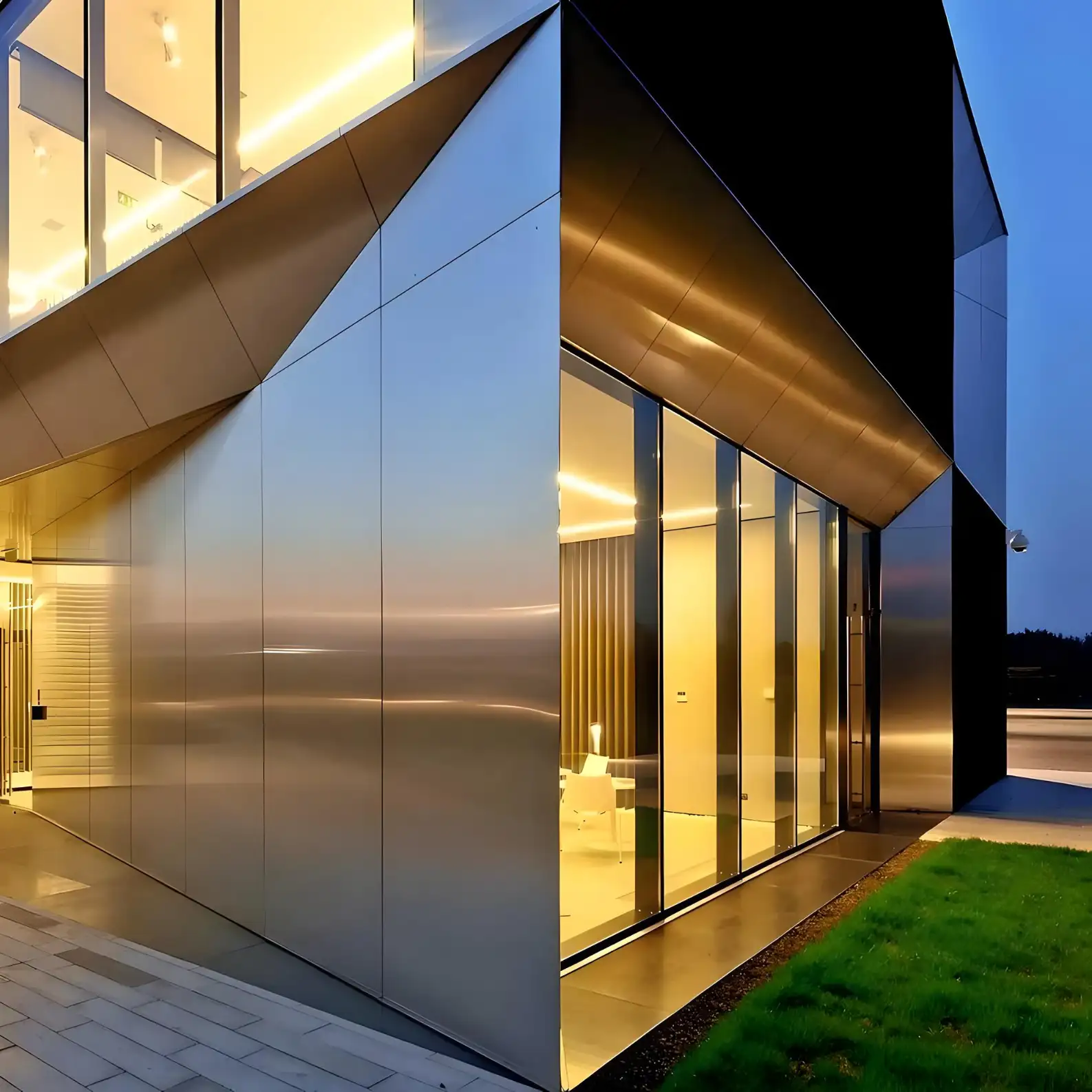 Preview of Stainless Steel Panels placement.