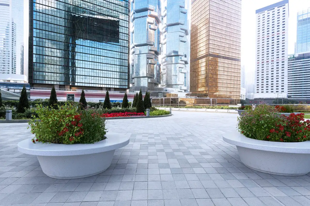 Preview of Planters placement.