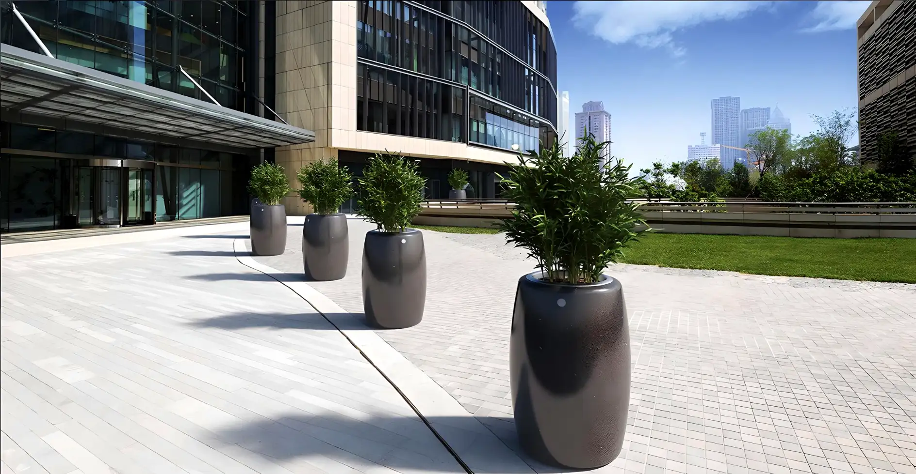 Preview of Planters placement.