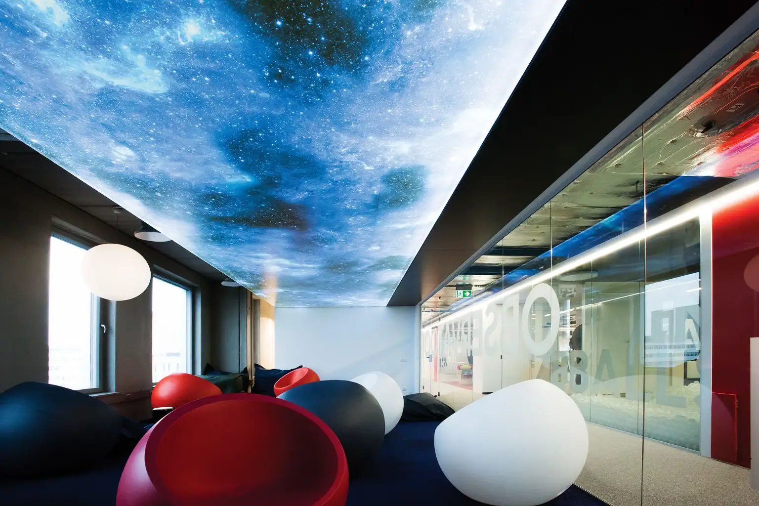 Preview of Stretch Ceilings placement.